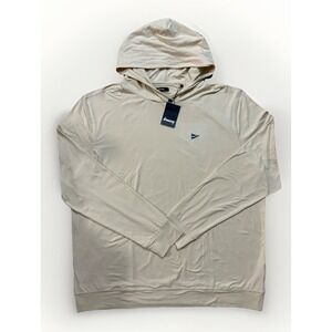 Breezy Golf Mens 2XL The Gimme Hoodie Moisture‎ Wicking Pullover Tan NWT